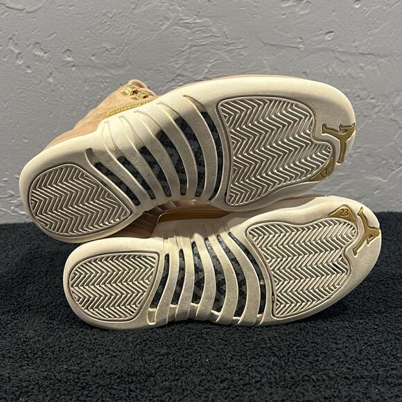 🔥🏀 Air Jordan XII Retro Vachetta Tan Women Sz 6.5 - Rare Special Edition - GUC - Picture 9 of 12